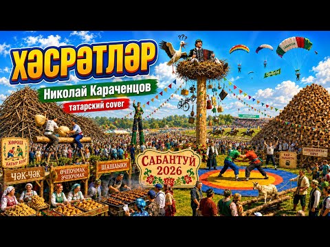 🪗«СТРАДАНИЯ» на татарском (“Обломал немало веток, наломал немало дров“, НИКОЛАЙ КАРАЧЕНЦОВ,AI Cover)