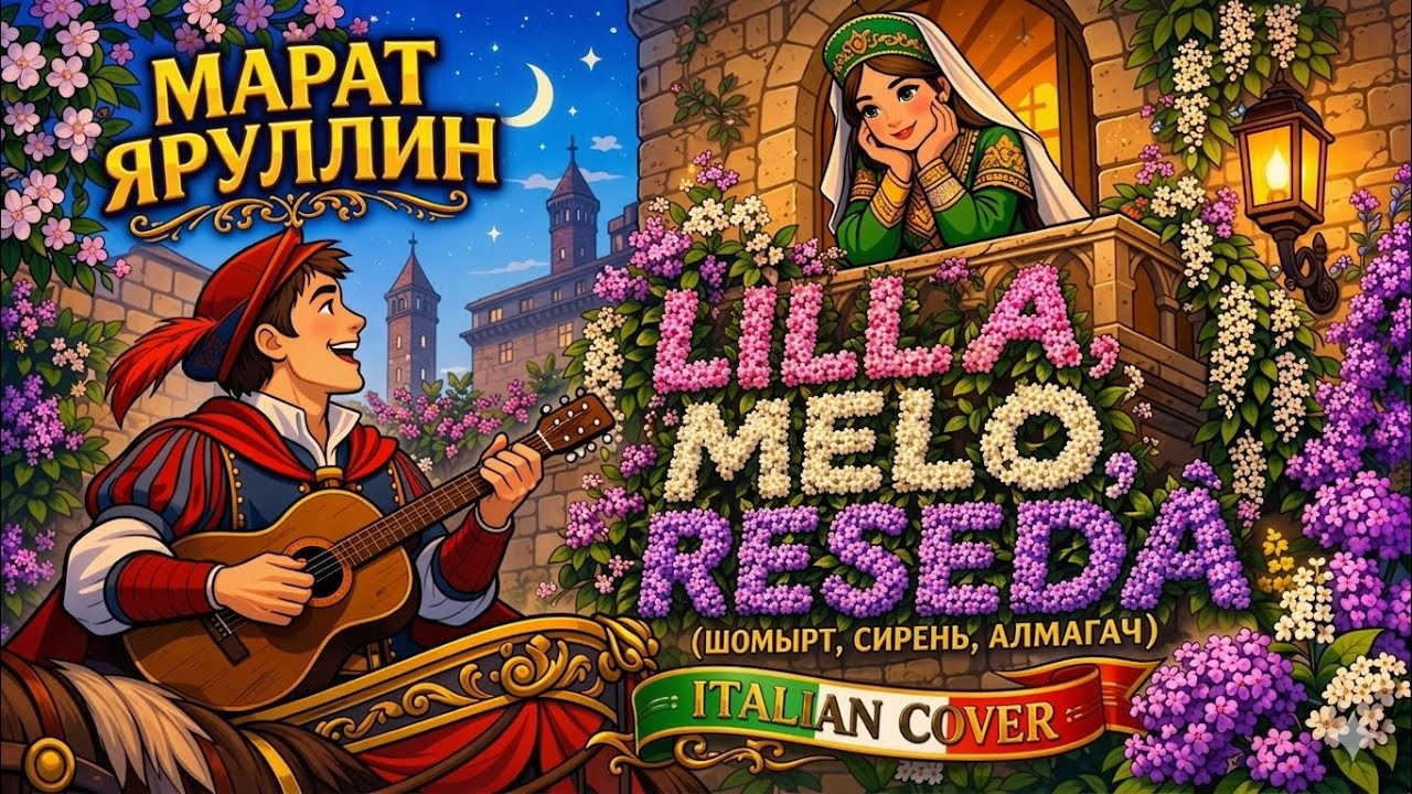 Марат Яруллин - «Шомырт, сирень, алмагач» на итальянском