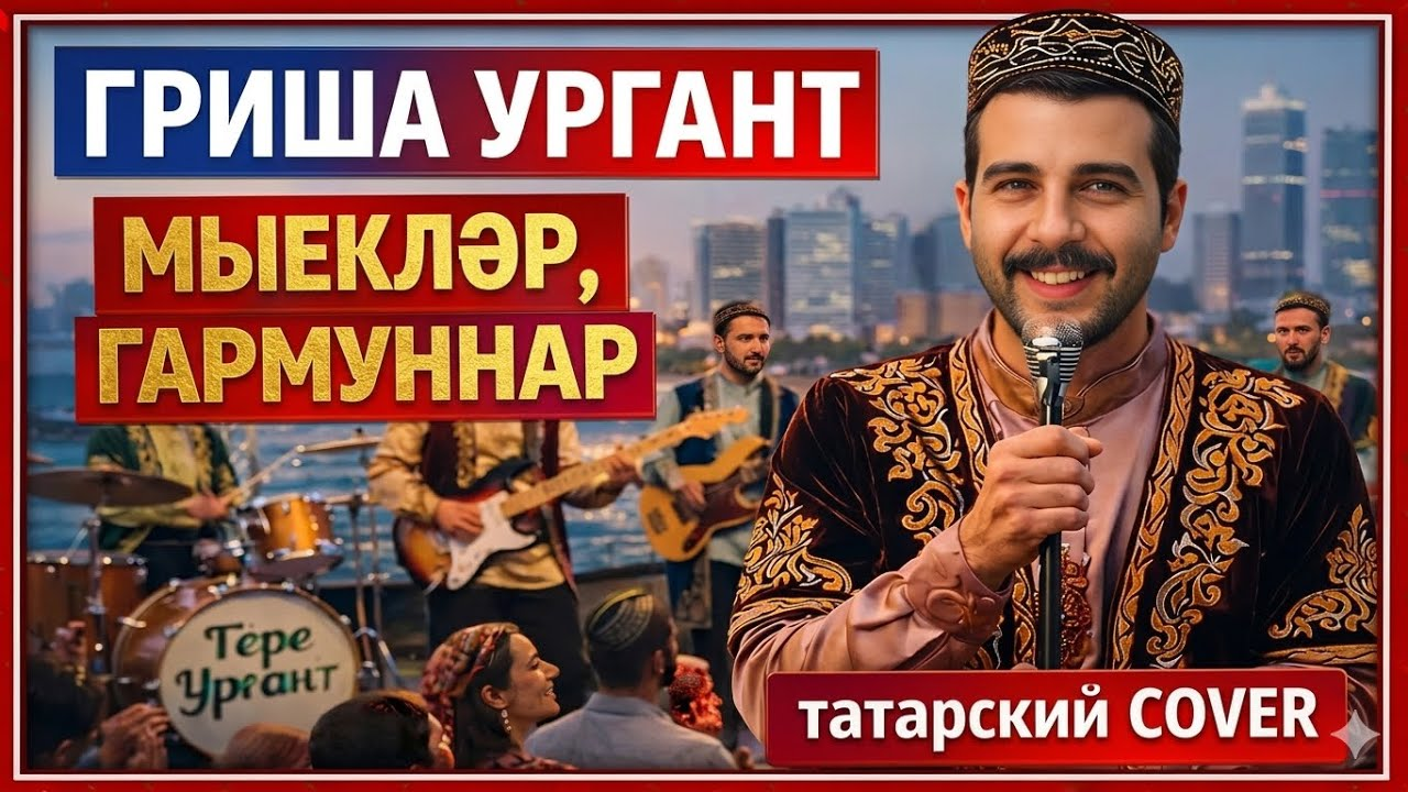 Гриша Ургант - «Усы и гитары» на татарском